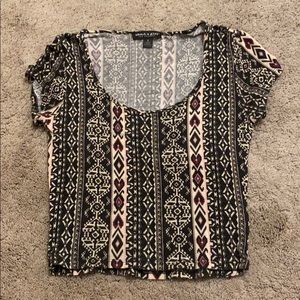 short sleeve crop top